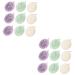 NOLITOY 18 Pcs Mesh Shower Ball Bath Bubble Net Shower Puff Pouf Shower Sponge Bath Ball Shower Body Sponge Bathroom Loofah Scrub Bathing Accessories Bath Puff Soft Powder Puff 1 Count (Pack of 1)