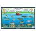 Tot Talk Fishing Educational Placemat for Kids