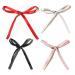 XFYUZR Women Bow Hair Clip Set - 10Pcs White Pink Ribbon Ponytail Holder for Girls - Buy Online on SooperMarket.com