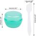 Yucool TSA-Approved Travel Containers - 10 Leak-proof 20ml Mini Bottles with Spatulas for Toiletries & Makeup - Refillable & Empty - Buy Online on SooperMarket.com
