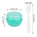 Sonku 10 Pack Small Plastic Travel Containers - TSA Approved Leakproof Mini Cosmetic Jars - 20ml Per Piece - Includes Mini Spatulas - Ideal for Toiletries, Makeup, Cream, Slime - Buy Online on SooperMarket.com