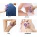 Topwon Palm Shaped Massage Glove - 360-Degree Metal Roller Ball for Cellulite Reduction - Purple - Buy Online on SooperMarket.com