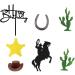 GmakCeder Cowboy Cake tmTopper Cowboy Hat Cake Toppers Western Cowboy Birthday for Western Theme Party Favors Supplies - Buy Online on SooperMarket.com