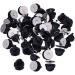 eBoot Tie Tacks Blank Pins with PVC Rubber Pin Backs (Pack of 50) - Perfect for DIY Crafts and Jewelry Making - Buy Online on SooperMarket.com