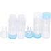12-Part Transparent Contact Lens Container Box - Travel & Storage Set for Everyday Use | Bulk-Eye Lens Holder - Buy Online on SooperMarket.com