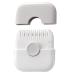 Grey Hair Clipper Split Ends Hair Trimmer for Women Mini Portable Cute Hair Brush Detachable Dustproof Knob Adjustable Stainless Steel Slicer Hair Clipper Dead Ends Hair Trimmer