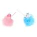 Angoily 2pcs Unicorn Bath Ball Cleaning Sponge Unicorns Bathing Shower Balls Exfoliating Loofah Bath Accessories for Kids Bath Shower Loofah Sponge Mesh PVC Body Wash Aldult Man Pink
