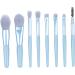 BELLIFFY 8pcs Powder Brush Eyeshadow Makeup Cosmetic Face Brushes Makeup Face Brushes Facial Kit Blue Wooden - Buy Online on SooperMarket.com