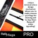 RefStuff Soccer Referee PRO Flags - High-Quality Assistant Linesman Flags (Pair) - Buy Online on SooperMarket.com