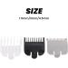 Tassety 3 Pieces of Universal Hair Clipper Limit Comb Limit Comb Haircut Tools Electric Clipper Caliper 1.5mm / 3mm / 4.5mm - Buy Online on SooperMarket.com