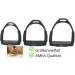 AMKA Joint Black Safety Stirrups - 10 12 13 cm Step Width | International Shipping - Buy Online on SooperMarket.com