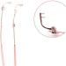 Ranara Replacement Glasses End Tips - Pink Borderless Glasses Legs & Accessories Rhinestone Brembes 2-Hole Brackets - International Shipping Available - Buy Online on SooperMarket.com