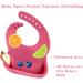 Vicloon 2PCS Silicone Baby Bib Set | Waterproof Baby Feeding Bibs with Fork Spoon | Adjustable & Easy to Clean | Unisex Toddler Bibs (Pink-Yellow) - Buy Online on SooperMarket.com