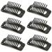 nuoshen 30 Pcs Wig Clips Snap Clips Hair Extensions Clips U-Shape Snap Clips 9 Teeth Comb Clips for Hair Extensions 3.2 cm - Buy Online on SooperMarket.com