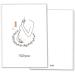 OLGS 3-part mother passport cover Modern Lineart |Pregnancy Gift idea for the mother pass |For expectant mothers with a subject of ultrasound images (protective cover without personalization FAITH) Germany Mother Pass Faith