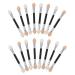 Mikinona Eye Makeup 30pcs Eye Shadow Stick Makeup Face Sponge for Makeup Eyeshadow Sticks Double Sided Woman