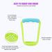 HOSIS Infant Freshfood Mash Bowl | Lightweight Baby Food Masher for Home - Blue/Green - Buy Online on SooperMarket.com
