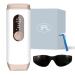 Laser Hair Removal Sextupole Hair Removal Device with Ice Cooling Care Function Visible Results in 2 Weeks Laser Hair Removal for Women and Men Care Painless Safe Gentle at Home Full Body White