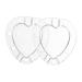 BCOATH 2 Sets Heart Shaped Tomato Mold Tomatoes Fruit Accessory Convenient Fruits Plastic Shaping Abrasives
