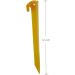 MUDOR 12 Inch Plastic Tent Stakes - 12 Pcs Heavy Duty Pegs for Camping, Outdoor, Beach, and Garden Use - Buy Online on SooperMarket.com