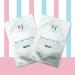 JOMAY Eyelash Extension Gel Pads Kit - 50 Pairs, Canthus Bifurcation Design, Under Eye Pads for Grafting (White) - Buy Online on SooperMarket.com