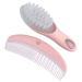 EXCEART Newborn Baby Comb 1 Baby Wipes Set Baby Brush and Comb Set Newborn Infant Massage Hair Brush Comb Baby Essentials kit Baby Swing (Pink) Toddler Hair Brush Set