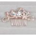 Poznana Starfish Rhinestone Bridal Hair Comb - Wedding Hair Accessories for Brides - Crystal Wedding Hair Pieces - Bridal Flower Hair Comb (Type 3) - Buy Online on SooperMarket.com