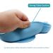 URONNFIT Baby Suction Plate - BPA-Free Silicone Self-Feeding Plate for Toddlers | Microwave & Dishwasher Safe (Green) - Buy Online on SooperMarket.com