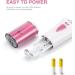 Lanmeri Smooth Glide Epilator for Women - Electric Hair Removal Device with LED - For Face, Body, Arms, Legs, Underarms, Bikini Area - Pink - Buy Online on SooperMarket.com