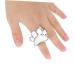NOLITOY Rings Nail Art Alloy Palette Finger Ring Nail Art Palettes Jewelry Paint