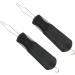 Button Hook Helper 6 Pcs Puller Zipper Helper Pull for Dresses Dressing Hook Button for Clothes Sticky Hooks for Hanging Rope Tab Black 18.4*3.2cm Black - Buy Online on SooperMarket.com