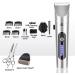 Professional Electric Hair Clipper & Trimmer for Men - Rechargeable Washable LED Display Strong Steel Cutter - Buy Online on SooperMarket.com