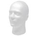 Male Styrofoam Foam Mannequin Wig Head 11 Inch - Pack of 1 | Lightweight and Durable for Displaying Wigs and Hats - Buy Online on SooperMarket.com