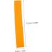 Sosoport 4 Pcs Self-Adhesive Ankle Strap - Sticky Foot Bands for Yoga Training | Yellow Yoga Foot Straps 31.2x4.8x0.2cm - International Shipping Available - Buy Online on SooperMarket.com