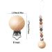 24-Piece Natural Beech Wood Pacifier Clips Teething Toy DIY Holder Accessories - Buy Online on SooperMarket.com