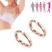 Lymphatic drainage magnet ring 2-part anti-snoring lymph detoxification ring anti-swelling finger rings adjustable weight loss slimming magnet ring for men and women