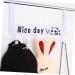 Cabilock 2pcs Metal Clothing Rack Coat Rack Door Hanger Door Hooks Coat Hanger Hanging Door Household 36X18CM As Shown - Buy Online on SooperMarket.com