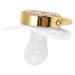 Bling Baby Pacifier | Healthy & Practical Silicone Baby Pacifier for Home Use - White - Buy Online on SooperMarket.com