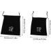 HAPINARY 10 Pcs Storage Bag Cotton Drawstring Bags Straightener Drawstring Bag Hair Dryer Velvet Black - Buy Online on SooperMarket.com