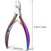 BEZOX Portable Nail Clipper - Surgical Stainless Steel Toenail Clippers for Thick Nails - Rainbow Finish - Buy Online on SooperMarket.com