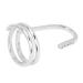 TYCIONG Decorative Nail Ring Fashion Fingertip Jewelry Nail Art Ring Ladies Wearing Nail Accessories (3050 platinum)