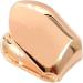 Gold Teeth Caps - 14k Gold Plated Single Tooth Caps - Plain Single Tooth Caps Realistic Fake Teeth Grills Stylish Tooth Caps and Mouth Grills for Men and Women Rose Gold - Buy Online on SooperMarket.com