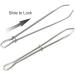 Bodkin Needle Elastic Threader Self-Locking Tweezers Clip 78mm - 2 PCS | Easy Pull Sewing Tool for Waistband Craft and Smooth Threading Tape Ribbon Elastic - Buy Online on SooperMarket.com
