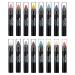 Moon Creations Face Color Code 3.2 g sweatproof and water-resistant facial color free of animal testing for costumes festivals Halloween for children adults (16 set)