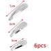 TOSSPER 6-Piece Water Drop Shape Hair Clips - Stylish Oval Snap Hairpins for Women Metal Slip Hair Barrettes & DIY Hair Accessories - Buy Online on SooperMarket.com
