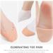 Healvian Shoe Crease Protector - 6Pcs Reusable Silicone Ballet Toe Pads for Women | Toe Protectors for Heels, Pointe Shoes, and Yoga Toes - Buy Online on SooperMarket.com
