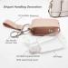 BRICUGLE Hand Sanitizer Holder Keychain with Cosmetic Storage Bag - 3 Pack Mini Travel Bottles for Handbags, Backpack, Purse - Refillable Containers in 3 Colors - Buy Online on SooperMarket.com