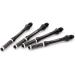 CUESOUL TERO AK7 Slim Dart Shafts Set of 3 - Black, Shaft Length 40mm - for Steel Tip and Soft Tip Darts - Buy Online on SooperMarket.com