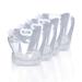 Soddeph 1.3 Gallon Collapsible Water Container Bag, BPA Free Food Grade Clear Plastic Storage Jug for Sport Camping Riding Mountaineer,Freezable,Food Grade (1.3 Gal, 4-pack) 1.3 Gal/5L--4-pack