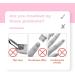 Hanyousheng Acrylic Gel Polish Clips - 10 PCS Nail Art Remover Soak Off UV Manicure Wrap Tool in Rose Red - Buy Online on SooperMarket.com